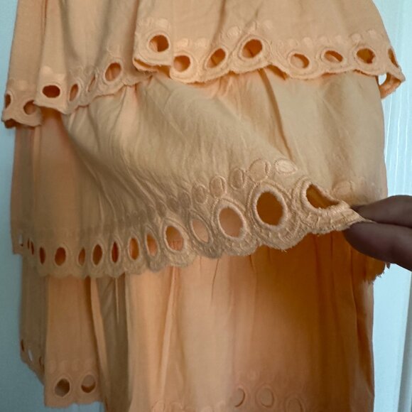 NWOT NEW Loft Orange Layer Lace Tank Top - Picture 4 of 4